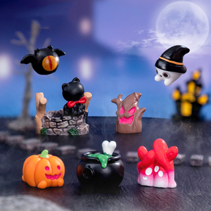 Offre Spéciale Halloween : Mini Figurines, Statues Miniatures, Ornements, Accessoires de Jardin, Petites Décorations Artisanales en Résine - Product Image 2