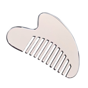 Lame de massage Gua Sha en acier inoxydable pour raffermir la peau, éliminer les rides et masser les muscles – Outil étanche GZ RTS – Commande en gros mixte - Product Image 2