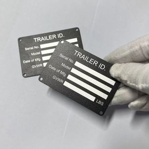 솜씨 튼튼한 인쇄 사용자 정의 명판 레이저 금속 명판 태그 - Product Image 4