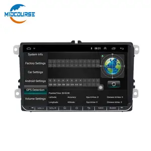 MIDCOURSE factory 9 “2din 1 + 16G Android 9.1汽车多媒体播放器，用于奇瑞A3 A5 Tiggo Easter支持GPS DVD导航收音机