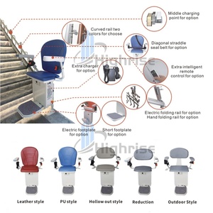 Silla <span class=keywords><strong>Salvaescaleras</strong></span> Eléctrica para Personas Mayores, Elevador para Subir y Bajar Escaleras - Product Image 5