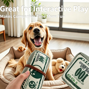 Jouet à mâcher Dollar Dog - Jouet interactif indestructible pour petits chiens - Product Image 5