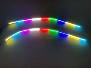 MISUN Striscia LED RGB per Cofano Auto, Luce Diurna RGBW DRL per Fari <span class=keywords><strong>Porsche</strong></span> Cayenne e Altri <span class=keywords><strong>Accessori</strong></span> per Illuminazione Auto - Product Image 5