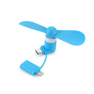 Mini Ventilador Portátil para Teléfono Móvil con Logotipo Personalizado, TPE, Tipo C, Micro USB - Product Image 2