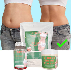 En Gros OEM Kit Minceur <span class=keywords><strong>Ventre</strong></span> <span class=keywords><strong>Plat</strong></span> : Gommes, Crème, Thé, et Crème Minceur Naturelle à Base de Plantes pour Adultes - Product Image 2