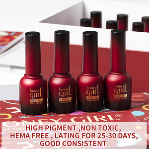 HONEY GIRL Fournitures de Salon OEM Vernis à Ongles Gel UV Couleurs Nude Vernis Permanent Soak-off Esmalte De Unas Gel UV Nude pour Ongles - Product Image 5