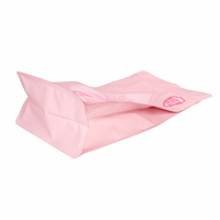 Sacs d'emballage en plastique à fermeture éclair, résistants à l'humidité, avec impression en gravure personnalisée, 100 pièces pour fruits secs, chips, aliments pour animaux et gâteaux