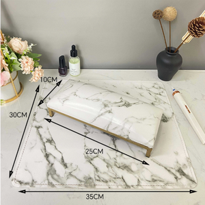 Reposabrazos de Cuero PU para Manicura, Mueble de Salón Fácil de Limpiar, Almohadilla de Soporte Duradera para Manicura, Accesorio Moderno para Estudio de Belleza - Product Image 6