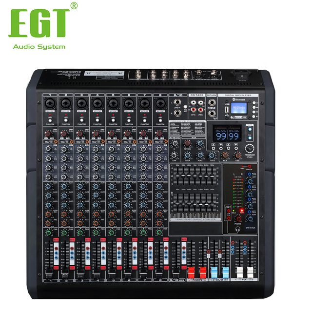 Professional 99 Dsp Professional Audio Mixer 8 Channel Audio Mixer Sound System Full Set 8/12/16/24 Channel