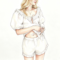 Pur coton femme coton lin plissé à manches courtes haut et short vêtements de salon femmes vêtements de nuit concepteur