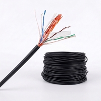 Câble réseau CCA UTP Cat6 économique, 305 m, conducteur solide, 8 conducteurs, câble LAN