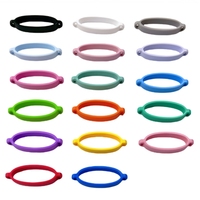 Poignée de bouteille d'eau LifeTop-Support en silicone souple, élingue, lanière convient à la plupart des bouteilles de 8 à 40oz, tasse compatible