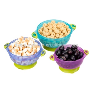 Nouveaux accessoires pour bébés - Bol d'alimentation pour bébé anti-fuite et sûr avec couvercles à clipser - Product Image 2