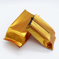 Sachets de thé personnalisés avec logo, à soufflet latéral et fond plat, qualité alimentaire, avec impression en héliogravure, thermoscellables, en plastique CPP et PE pour emballage alimentaire