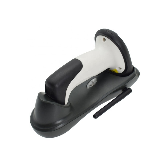 High Speed Industrial 433MHZ Wireless Charge Station Handheld Barcode Reader Usb 1D 2D Qr Barcode Machine with Cradle