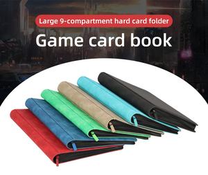 Álbum de Fotos Torson em Couro PU para 216 Cartas Fichário de 9 Bolsos com Carregamento Superior e Logotipo OEM para Yugioh TCG Pokémon Go Cartões Postais Denim - Product Image 5