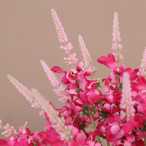 Bouquet de fleurs artificielles de lavande Ruilisi en soie, violet, pour mariage, décoration intérieure, accessoires extérieurs, petits bouquets - Product Image 4