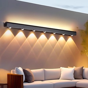 Applique murale extérieure LED moderne 21W-30W étanche, éclairage haut/bas pour patio et jardin - Product Image 4