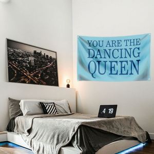 You Are the Dancing Queen <b>Flag</b> 3x5 Ft with Brightly Colored Brass Grommets 100D Polyester Outside Banner Decor - Product Image 4