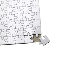 Vente chaude A4 Sublimation Jigsaw Puzzle Blanc Pas Cher En Gros Papier Matériel pour Impression Par Transfert De Chaleur