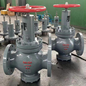 Vanne de régulation à double action à bride moulée pour chaudière haute pression DN150, vanne de coupure et de purge à diaphragme pour vapeur et gaz L41Y-100C - Product Image 4