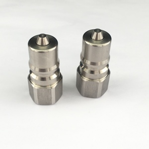 KZD 시리즈 1/4 "3/8" 빠른 분리 카펫 지팡이 청소를위한 스테인레스 스틸 황동 유압 빠른 커넥터 - Product Image 4