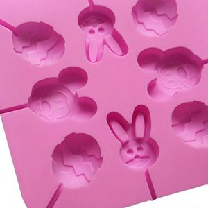 Molde de silicona antiadherente ecológico para piruletas sin palo, molde para barras de chocolate, herramientas para repostería - Product Image 6