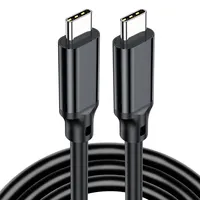 Câble de charge rapide USB-C vers USB-C 20 Gbps 8K Vidéo 240W Compatible avec iPhone 16/15 iPad Samsung Galaxy Tablettes Ordinateurs portables