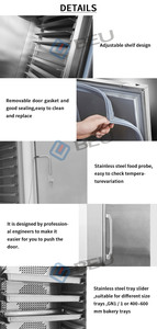Phong Cách Sang Trọng-40C Nhanh Chóng Đóng Băng Hải Sản Bánh Bao 5 10 15 Khay Công Suất Air Blast Tủ Đông Máy Nén Làm Mát - Product Image 5