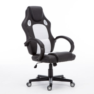 Chaise ergonomique en cuir PU personnalisée OEM style course avec dossier réglable pivotant confortable chaise de jeu - Product Image 2