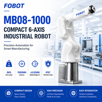 Bras robotique industriel FOBOT à six axes, charge utile de 8 kg, portée de 1000 mm, assemblage à grande vitesse, placement, manutention automatisée des matériaux