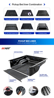 Benext Plateau coulissant universel pour benne de camionnette, compatible avec GMC Sierra 1500, Toyota Hilux Revo Rocco et Mazda, accessoire automobile