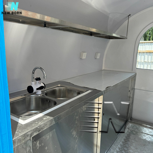 Remolque de concesión de panadería comercial Mobile Hot Dog Pizza Snack Food Truck con cocina completa Certificado CE/DOT 1 año de garantía - Product Image 4