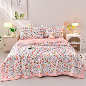 لحاف صيفي مطبوع رقيق من البوليستر بالزهور الملونة الأفضل مبيعًا للبيع بالجملة - Product Image 2