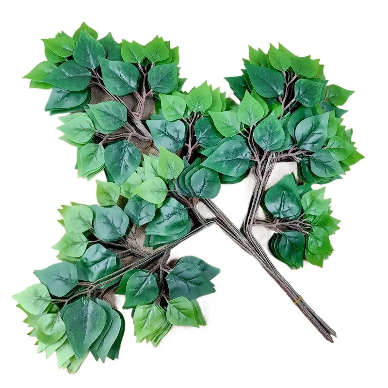 Nouveau Design Arbre Artificiel Feuilles de Bambou Artificielles bonne décoration de la maison feuilles arbres plantes