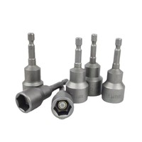 Jeu de douilles à chocs magnétiques CR-V de 6 mm à 18 mm, embouts hexagonaux pour l'installation de boulons