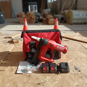 Hot Selling Industrial Framing Nail Gun Woodworking <b>Tools</b> Nailtask DCCN90S2 Lithium Battery Stainless Steel Concrete Nail Gun - Product Image 1