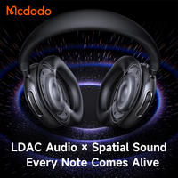 Casque sans fil Mcdodo 520 ZENO Ultra S01 avec ANC adaptatif, 120H d'autonomie, réduction de bruit de -45dB, BT6.0 (PC/Voyage)