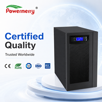 UPS Online 6kVA 230V 50Hz Fase Tunggal dengan Baterai Asam Timbal Terintegrasi, Gelombang Sinus Murni, Cadangan Daya untuk Peralatan Jaringan Ruang Server