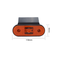 Feux de position latéraux multifonctions 24V pour camions, très vendus, LED, étanches IP67, multicolores, installation facile, marque DQ, DQSD-394