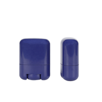 Produk Promosi Grosir Murah Ramah Lingkungan Botol Roll ABS Biru 75ml Cetak Sablon Warna Dapat Disesuaikan Stik Deodoran