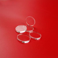 Vitre de niveau carrée en borosilicate avec une excellente offre, vitre de niveau ronde en quartz DIN7080