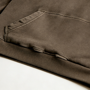 Sweat à capuche unisexe surdimensionné en molleton épais de coton, qualité supérieure, logo personnalisé, streetwear lourd, vente en gros fabricant - Product Image 3