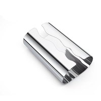 Sheshen Nordic Light Luxury - Dispensador de pañuelos de acero inoxidable ultraespejo, creativo, para escritorio, sala de estar, almacenamiento en el hogar
