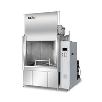 KER Nouvelle machine de lavage à haute pression pour cabines et pièces industrielles avec nettoyage à l'eau chaude, en acier inoxydable, électrique