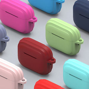 Pour <span class=keywords><strong>Air</strong></span> <span class=keywords><strong>Pods</strong></span> 3 4 Gen gros étui pour écouteurs couleur bonbon avec porte-clés pour Airpods Pro <span class=keywords><strong>1</strong></span> 2 3 étui souple de protection en Silicone - Product Image 1
