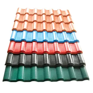 最畅销的 asa 涂层 pvc 屋面砖中国工厂供应颜色屋顶价格菲律宾