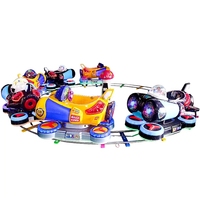 Batterie électrique Mini Track Rail Train enfants adultes métal dirigeable manèges parc d'attractions Plaza centre commercial modèle de vente extérieur
