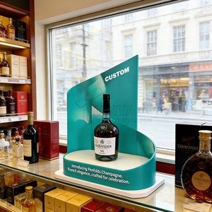 Exhibidor de Vino LED Personalizado de Alta Calidad, Exhibidor de Vino Acrílico de Una Sola Botella, Exhibidor de Botellas Iluminado con LED - Product Image 2
