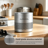 Alpicool – Désodorisant Réfrigérateur en Alumine de Qualité Alimentaire, Éliminateur d'Odeurs au Charbon Actif, Vente en Gros